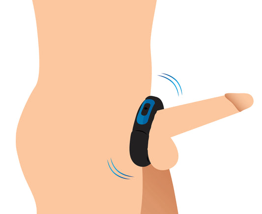 Remote Control 7X Silicone Cock Ring - UABDSM