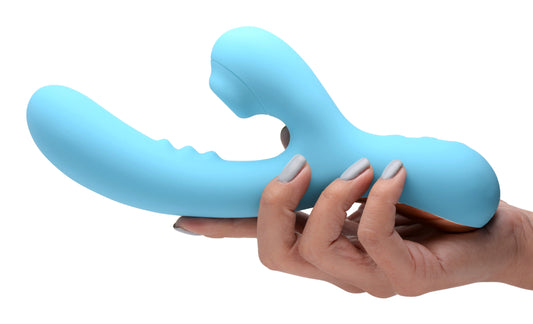 8X Silicone Suction Rabbit - Teal - UABDSM