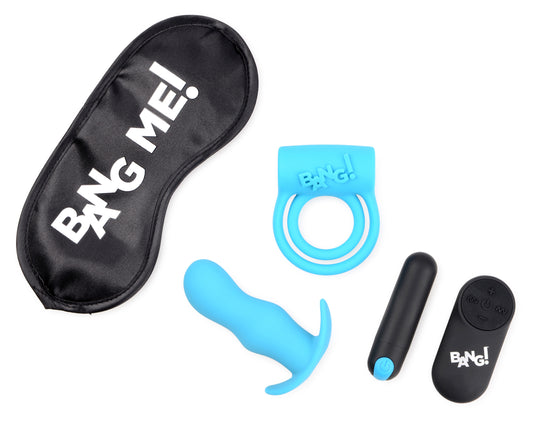 Duo Blast Remote Control Cock Ring and Butt Plug Vibe Kit - UABDSM