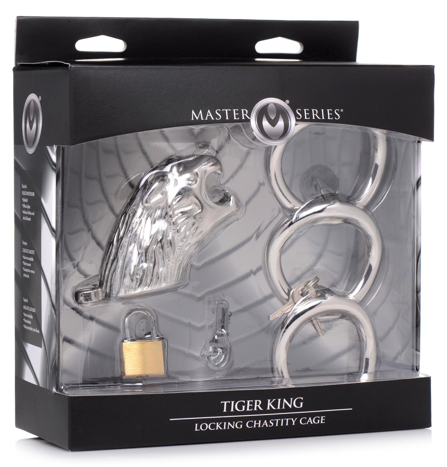 Tiger King Locking Chastity Cage - UABDSM