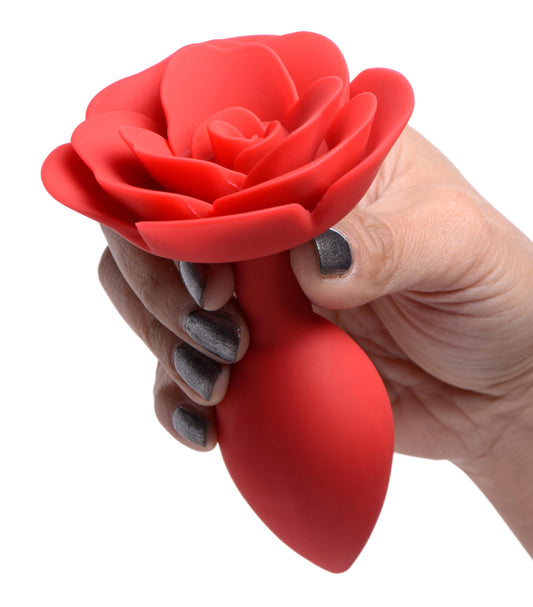 Booty Bloom Silicone Rose Anal Plug - Large - UABDSM