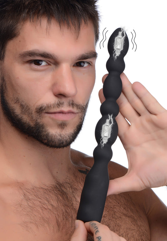 Viper Anal Beads Silicone Dual Motor Vibrator - UABDSM