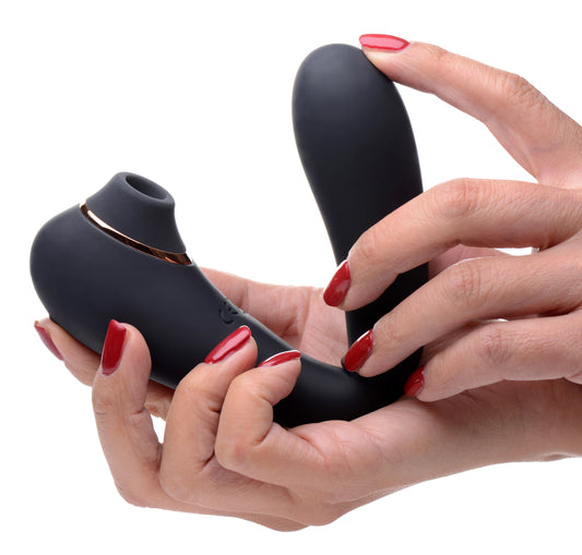 Shegasm Pose 7X Bendable Suction Silicone Vibrator - UABDSM