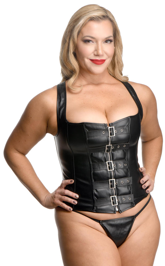 Lace-up Corset and Thong - XLarge Lace-up Corset and Thong - XLarge - UABDSM