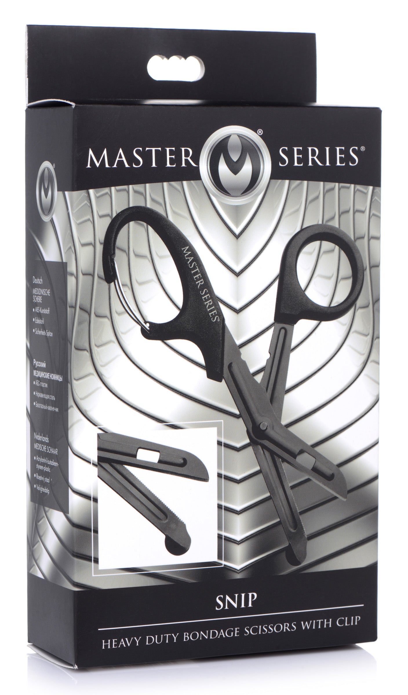 Snip Heavy Duty Bondage Scissors with Clip - UABDSM
