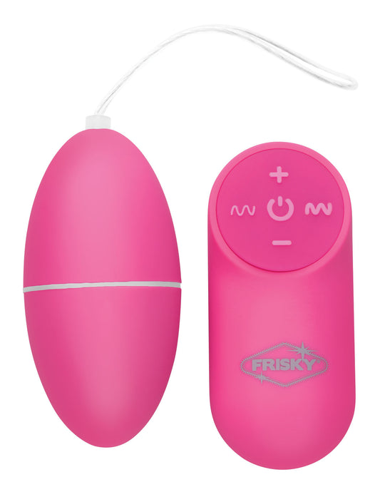 28X Scrambler Vibrating Egg with Remote Control - Pink - UABDSM