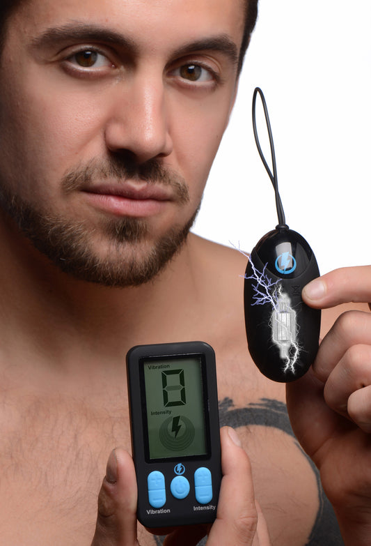 E-Stim Pro Silicone Vibrating Egg with Remote Control - UABDSM