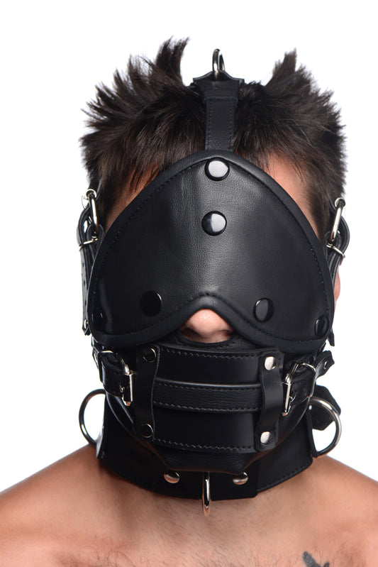 Leather Head Harness with Removeable Gag - UABDSM