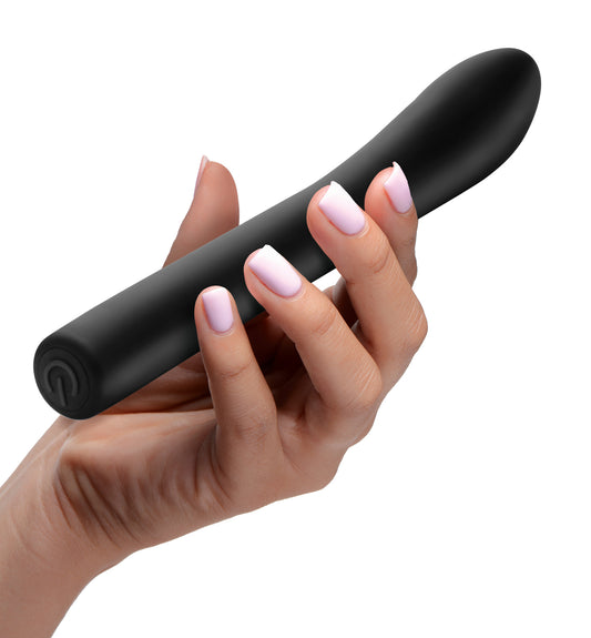 5 Star 9X Come-Hither G-Spot Silicone Vibrator - Black - UABDSM