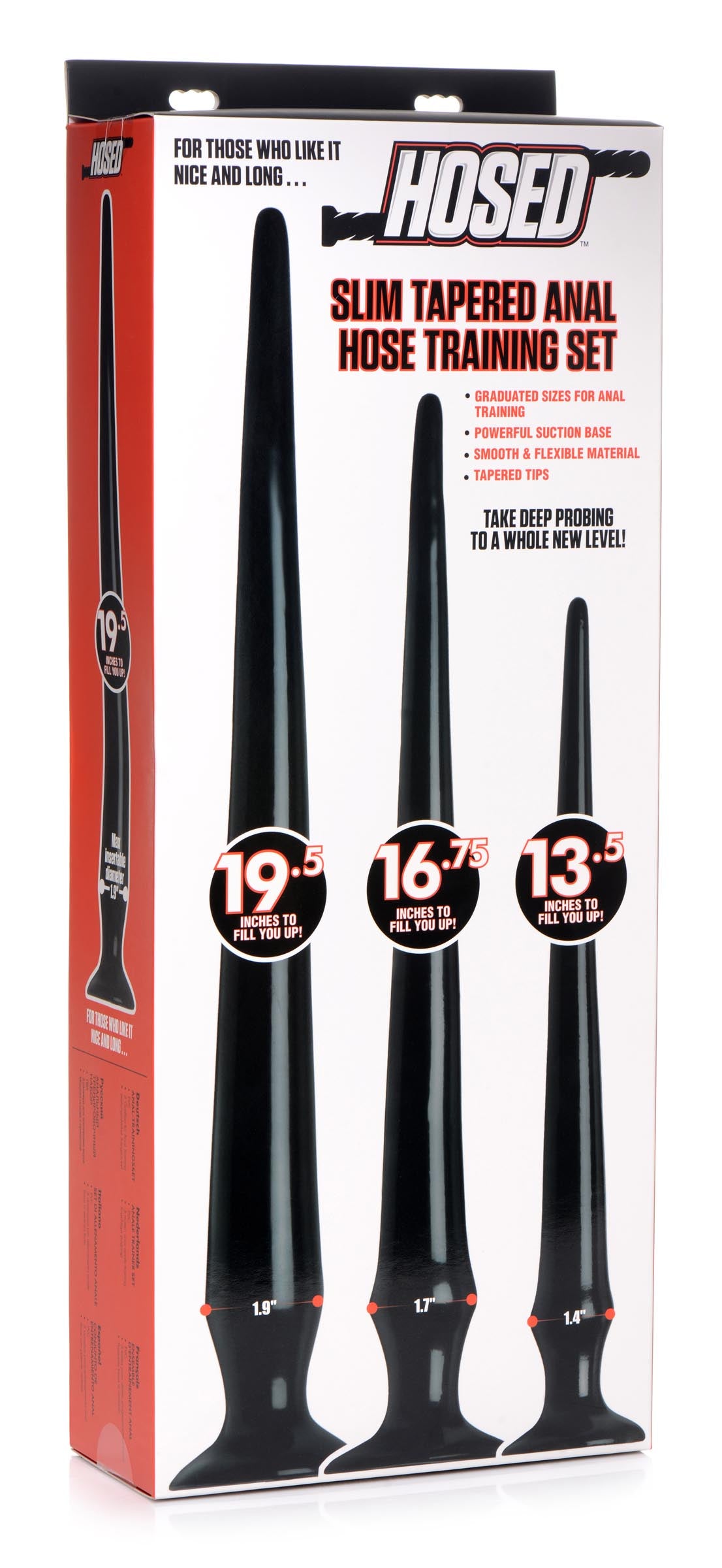 Slim Tapered Anal Hose Training Set - UABDSM