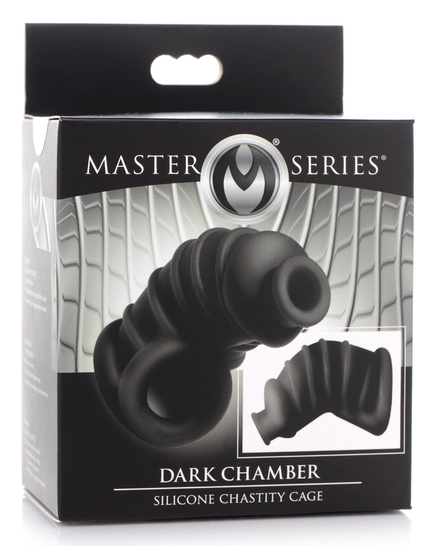 Dark Chamber Silicone Chastity Cage - UABDSM