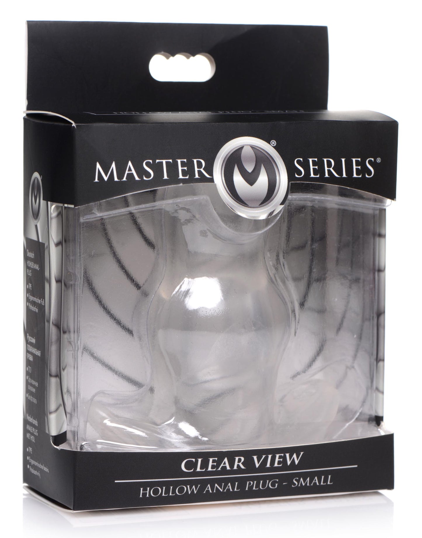Clear View Hollow Anal Plug - Small - UABDSM