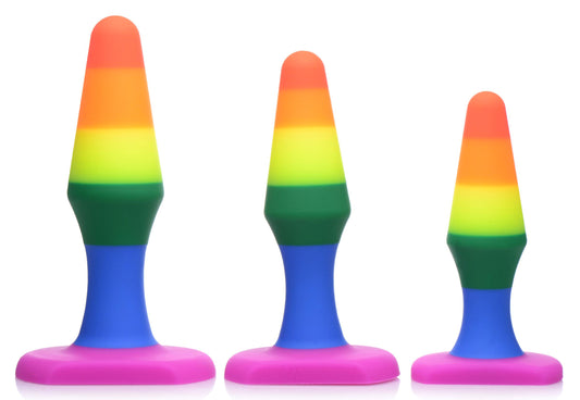 Rainbow Ready Silicone Anal Set - UABDSM