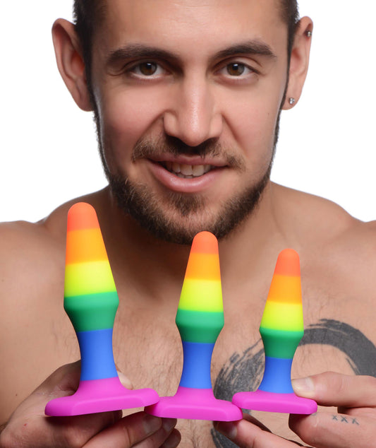 Rainbow Ready Silicone Anal Set Rainbow Ready Silicone Anal Set - UABDSM