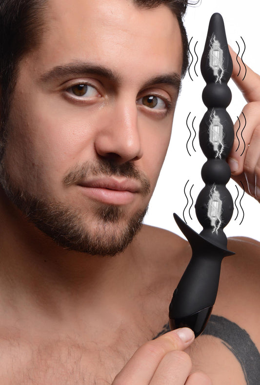 10X Triple-Blast Silicone Vibrating Beads - UABDSM