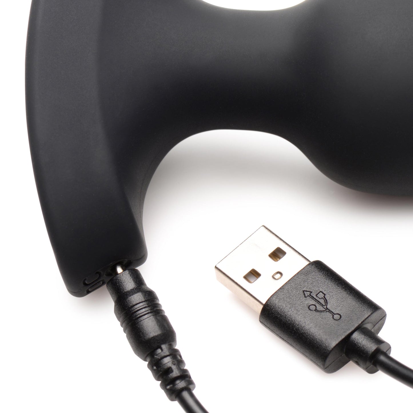 28X Laser Heart Silicone Anal Plug with Remote – Medium - UABDSM