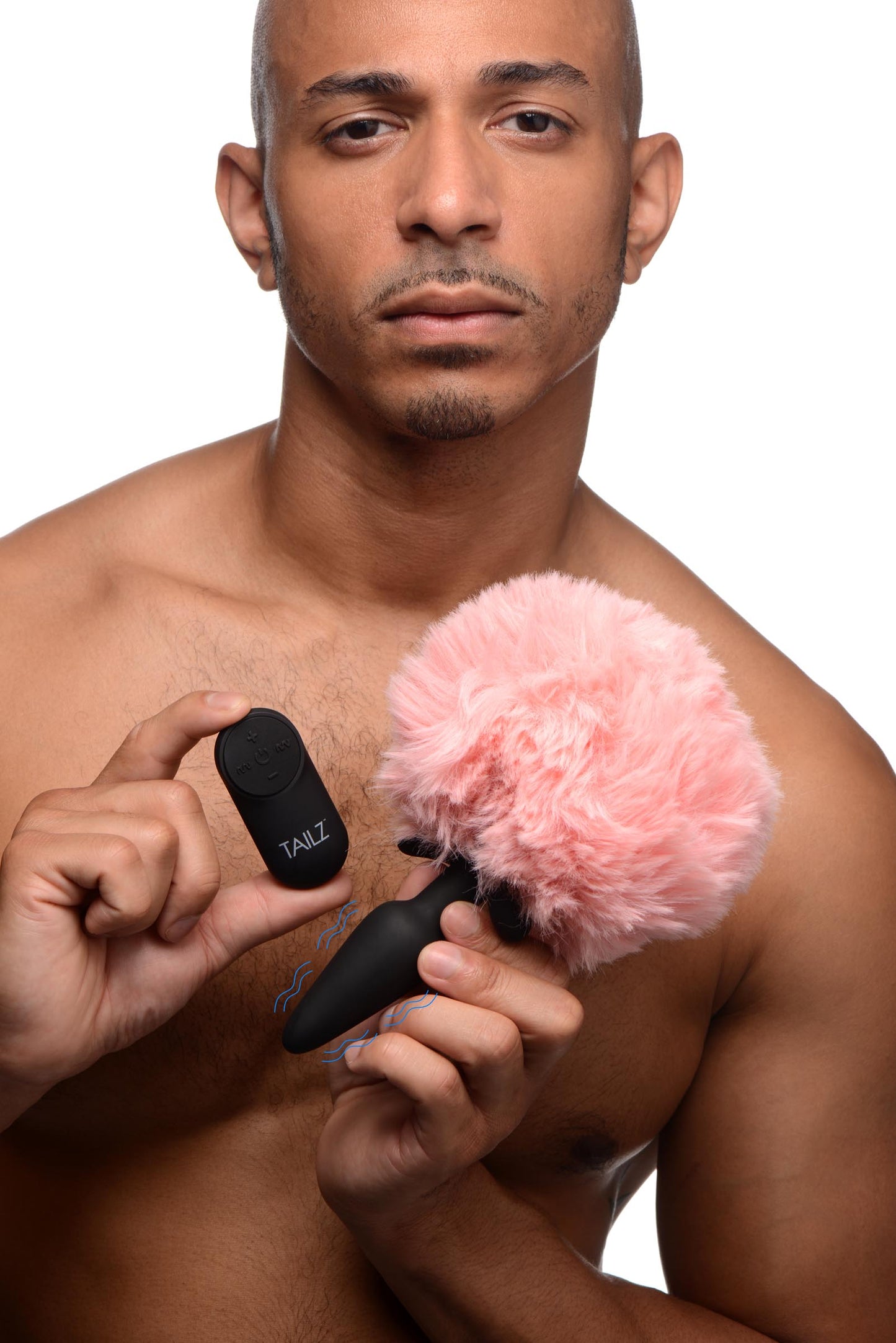 Vibrating Silicone Anal Plug with 3 Interchangeable Tails - UABDSM