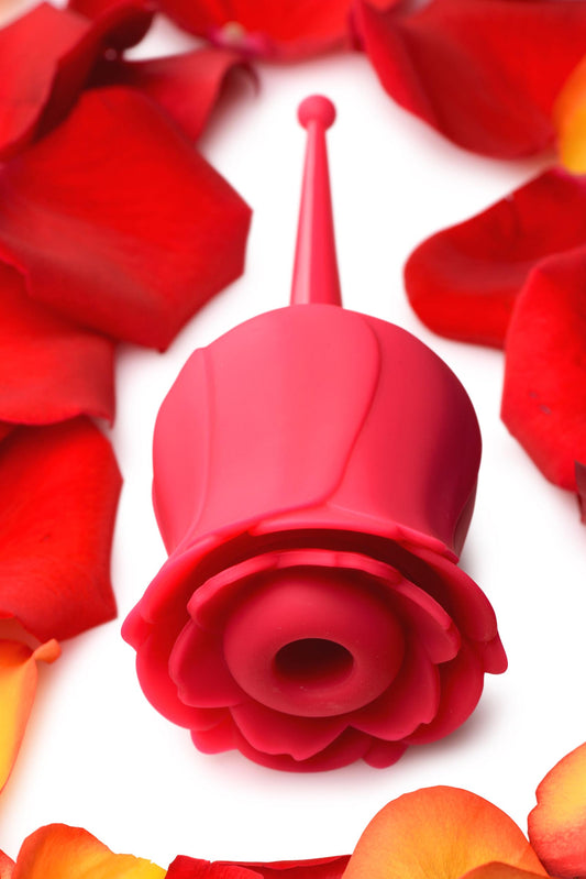Bloomgasm Rose Buzz 7X Silicone Clit Stimulator and Vibrator - UABDSM