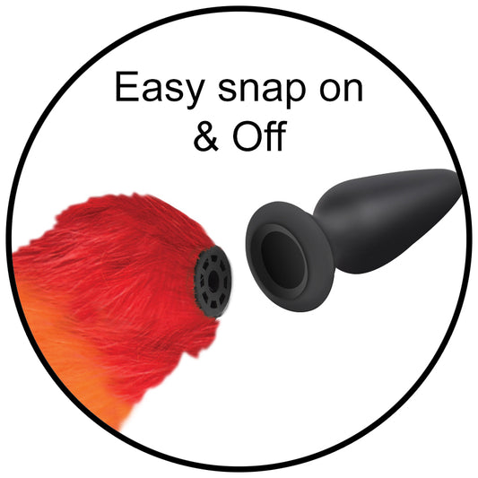 Interchangeable Rainbow Fox Tail - UABDSM