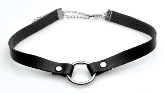 Lush Pet Silver Ring Slim Choker - UABDSM