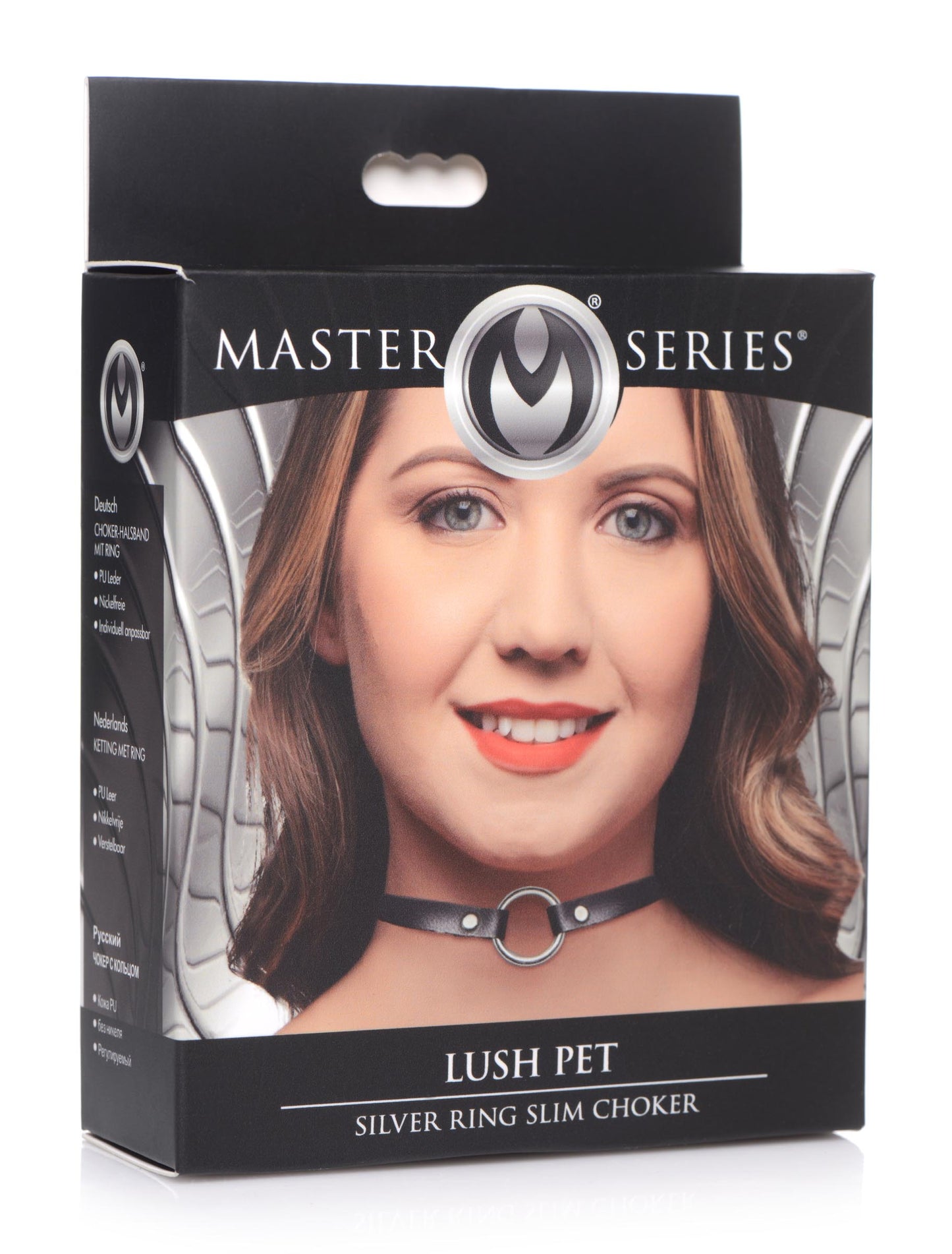 Lush Pet Silver Ring Slim Choker - UABDSM