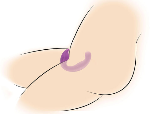 5X Come Hither Silicone Vibrator with Remote Control - UABDSM