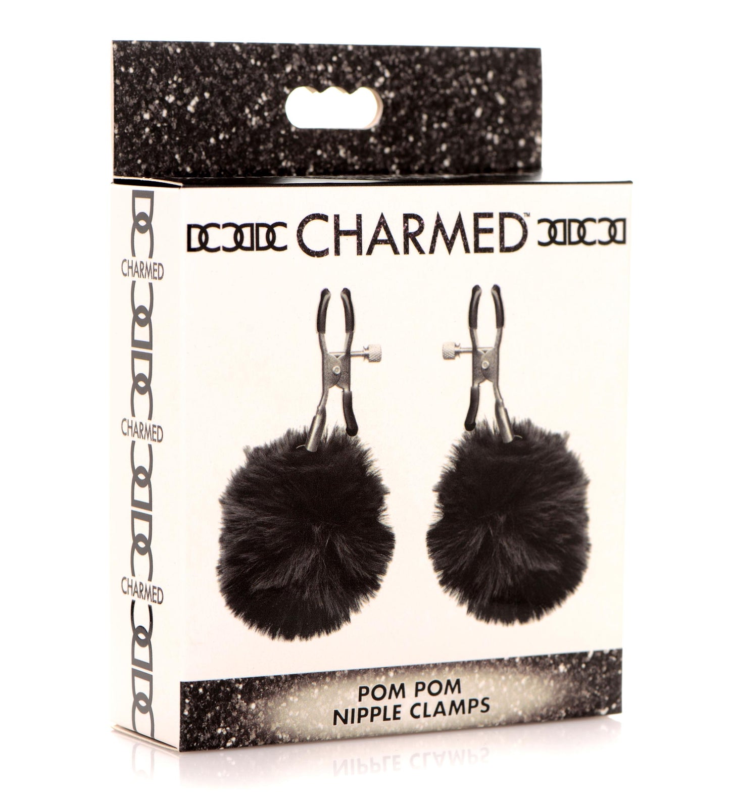 Pom Pom Nipple Clamps - Black - UABDSM