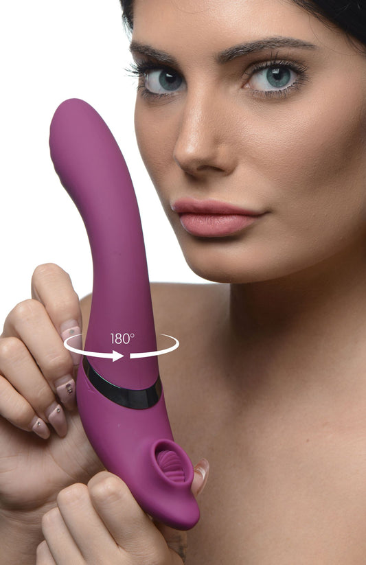 7X 180 Degree Rotating Silicone Swivel Licking Vibrator 7X 180 Degree Rotating Silicone Swivel Licking Vibrator - UABDSM