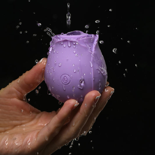 Bloomgasm Wild Rose 10X Suction Clit Stimulator - Purple - UABDSM