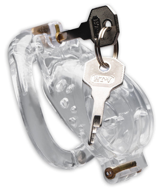 Lockdown Customizable Chastity Cage - Clear Lockdown Customizable Chastity Cage - Clear - UABDSM