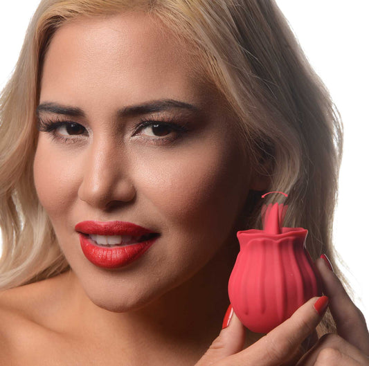 Bloomgasm Wild Violet 10X Silicone Clit Licking Stimulator - Red Bloomgasm Wild Violet 10X Silicone Clit Licking Stimulator - Red - UABDSM