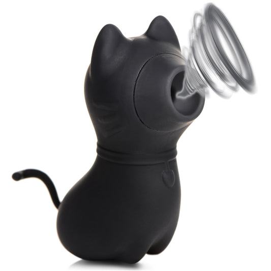 Sucky Kitty Silicone Clitoral Stimulator - Black Sucky Kitty Silicone Clitoral Stimulator - Black - UABDSM