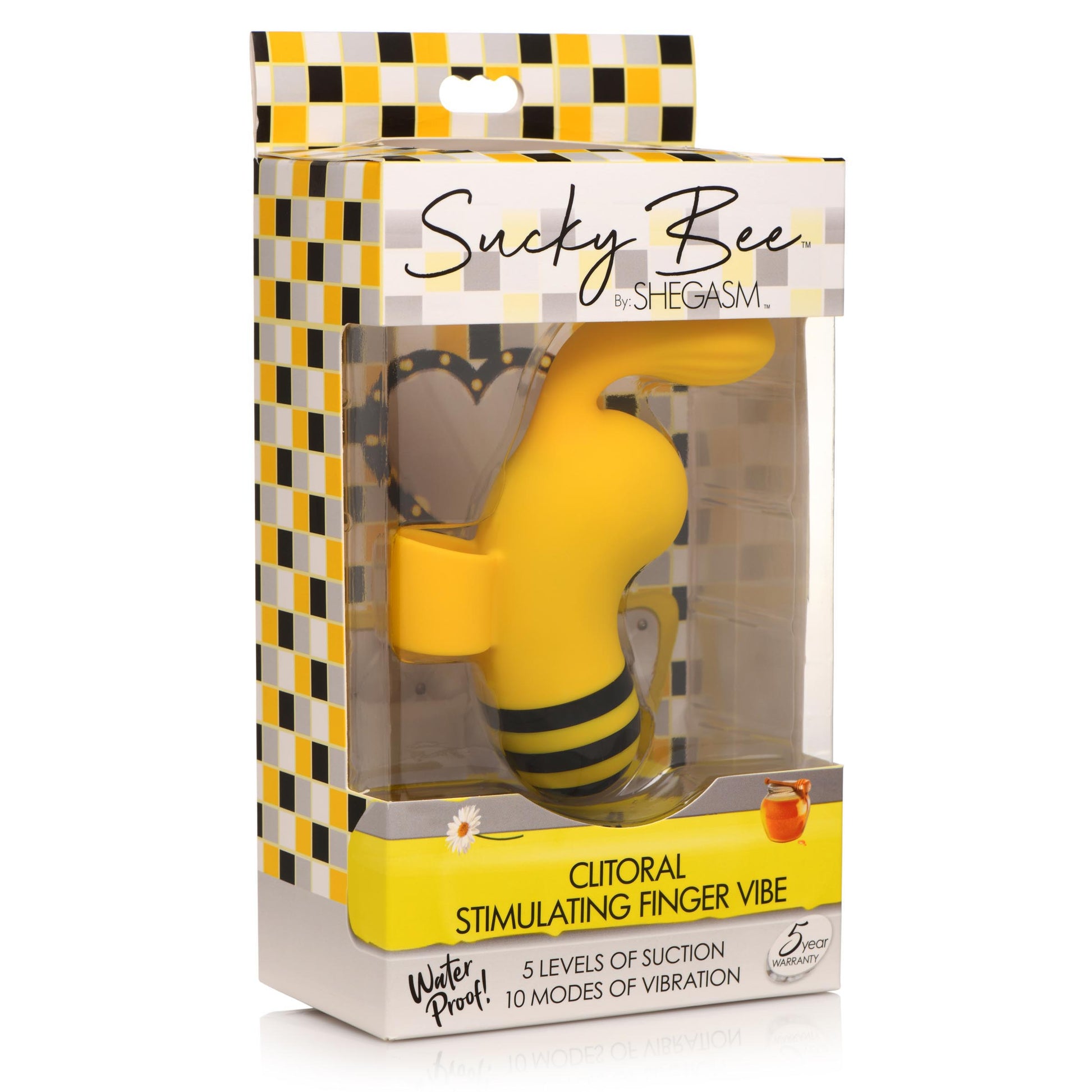 Sucky Bee Clitoral Stimulating Finger Vibe - UABDSM