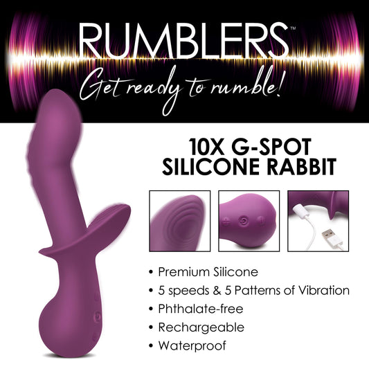 10X G-Spot Silicone Vibrator - UABDSM