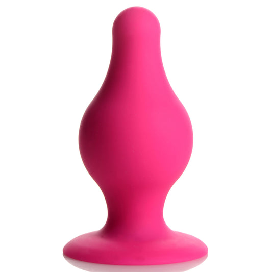 Squeezable Tapered Small Anal Plug - Pink - UABDSM