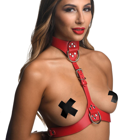 Red Female Chest Harness- Small/Medium Red Female Chest Harness- Small/Medium - UABDSM