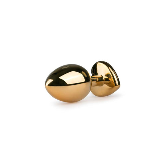 Metal Anal Plug No. 7 - Gold / Pink - UABDSM