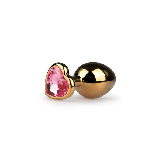 Metal Anal Plug No. 7 - Gold / Pink Metal Anal Plug No. 7 - Gold / Pink - UABDSM