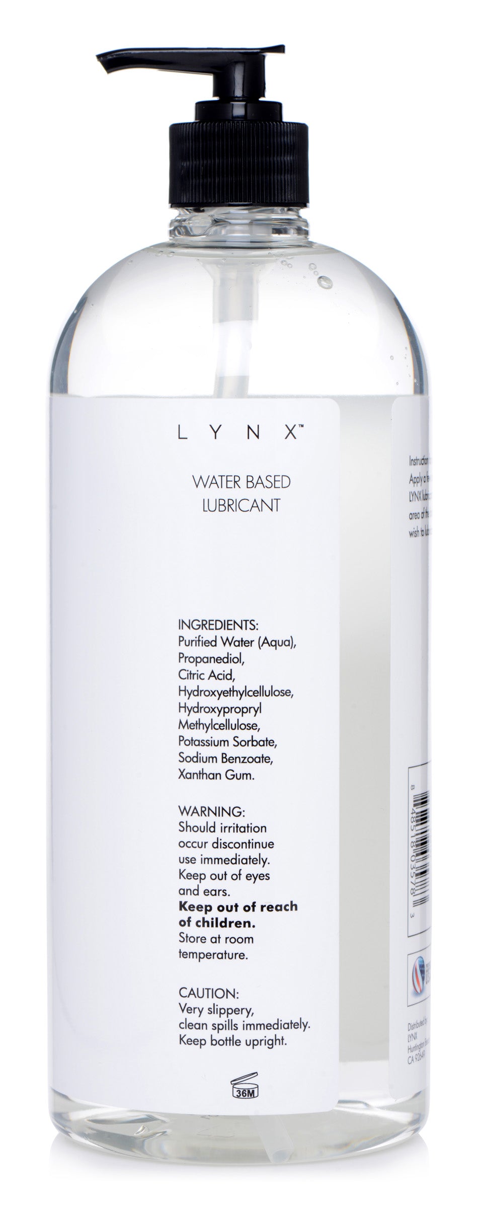 Lynx Water-Based Lubricant - 32oz - UABDSM