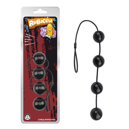 Anal and Vaginal Balls 55 x 4 cm Black - UABDSM