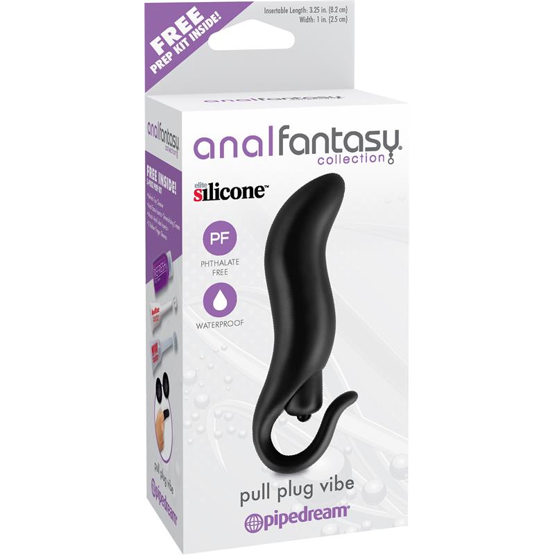 Anal Fantasy Collection Pull Plug Vibe - Color Negro - UABDSM