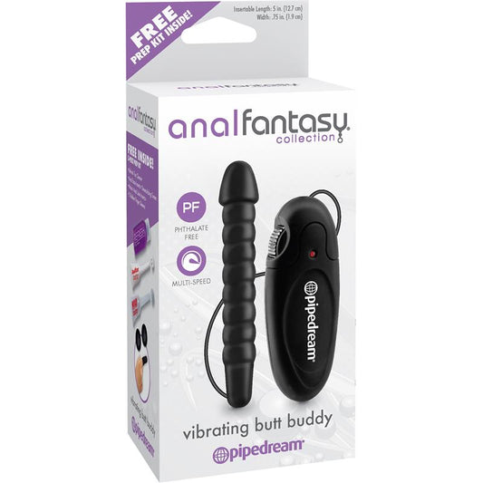 Anal Fantasy Collection Vibrating Butt Buddy - Colour Black - UABDSM