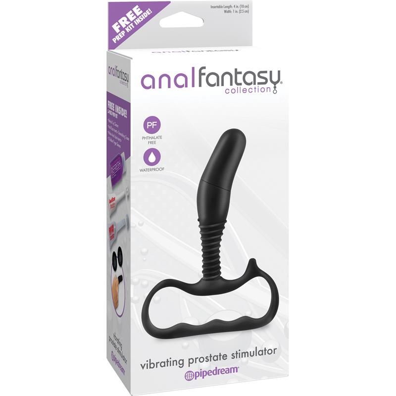 Anal Fantasy Collection Vibrating Prostate Stimulator - Black - UABDSM