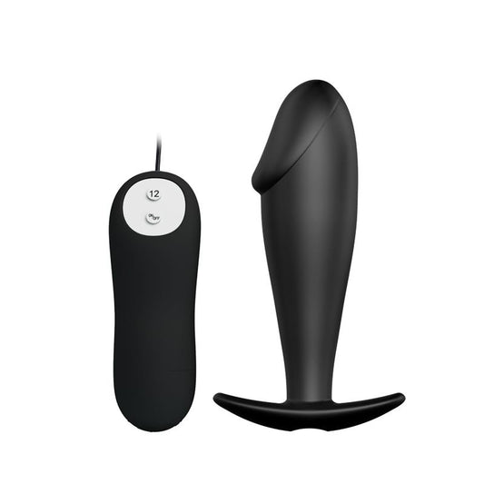 Anal Plug Black with Remote Control Anal Plug Black with Remote Control - UABDSM