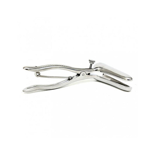 Anal Speculum with 2 Spoons Chrome-Silver - UABDSM