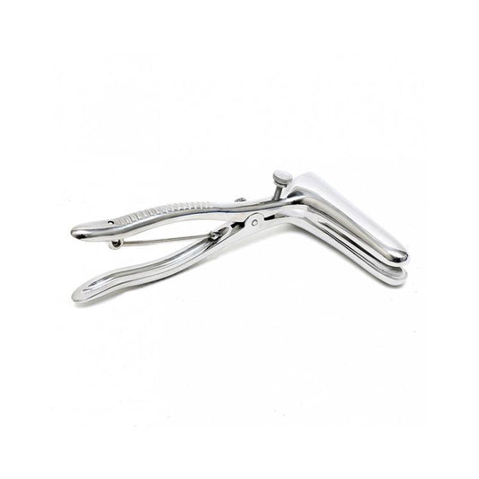 Anal Speculum with 2 Spoons Chrome-Silver - UABDSM