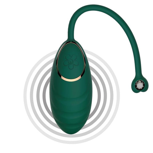 Anda Vibrating Egg with Remote Control Blackish Green - UABDSM