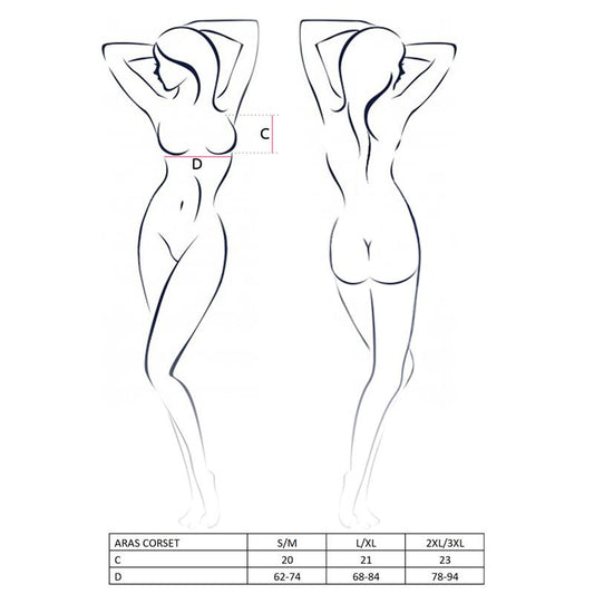 Aras Corset Black - UABDSM