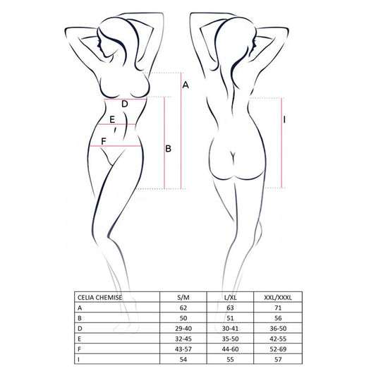 Celia Chemise Black - UABDSM