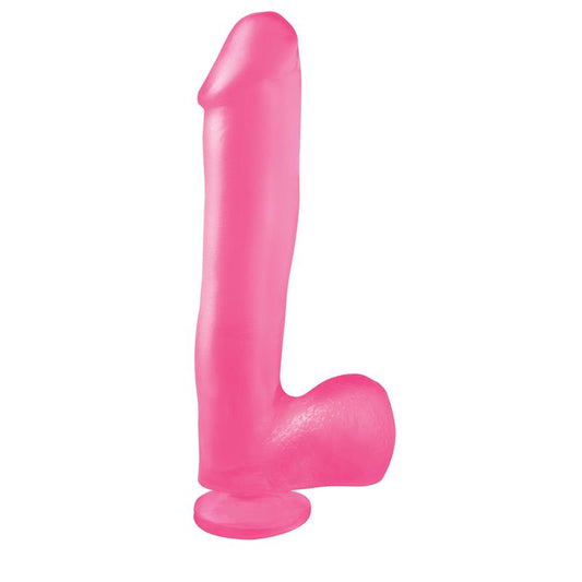 Basix Rubber Works 254 cm Dong and Testicles with Suction Cup - Colour Pink Basix Rubber Works 254 cm Dong and Testicles with Suction Cup - Colour Pink - UABDSM